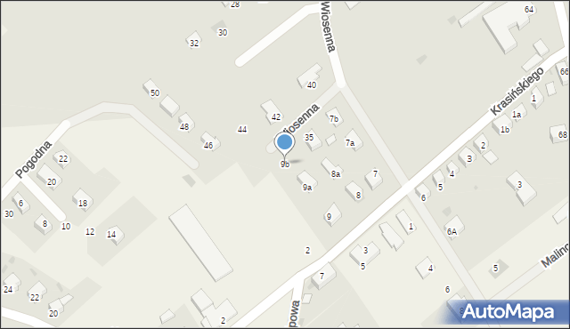 Strzelin, Krasińskiego Jana, 9b, mapa Strzelin