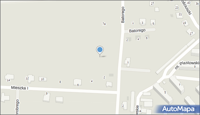 Strzelno, Króla Władysława Łokietka, 3b, mapa Strzelno