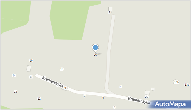 Strzyżów, Kramarczyka Karola, 10, mapa Strzyżów