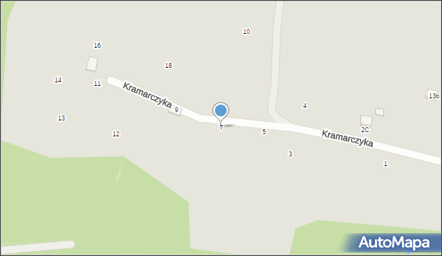 Strzyżów, Kramarczyka Karola, 7, mapa Strzyżów