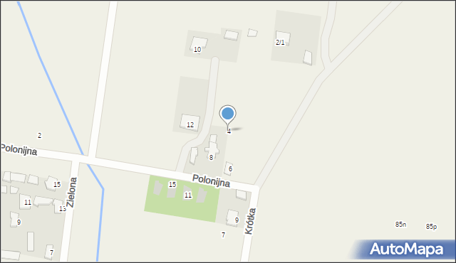 Studzianki, Krótka, 4, mapa Studzianki