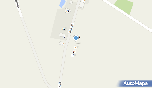 Sucha Górna, Krucza, 18, mapa Sucha Górna