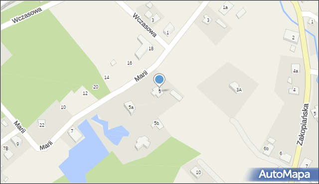 Suchacz, Królowej Marii, 5, mapa Suchacz