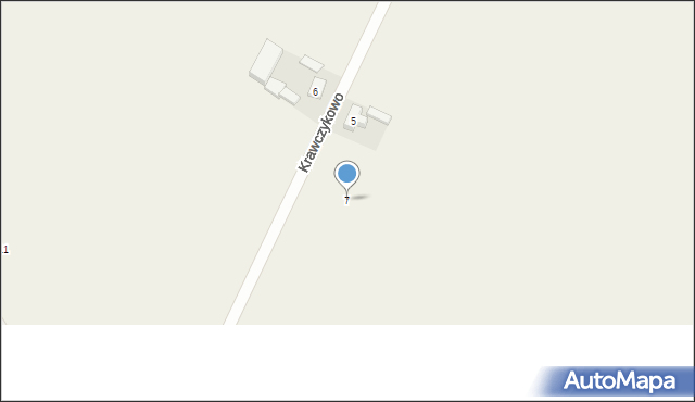 Suchorzew, Krawczykowo, 7, mapa Suchorzew