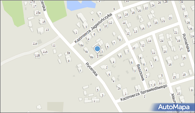 Sulejów, Króla Władysława Łokietka, 1, mapa Sulejów