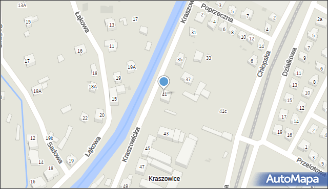 Świdnica, Kraszowicka, 41, mapa Świdnicy