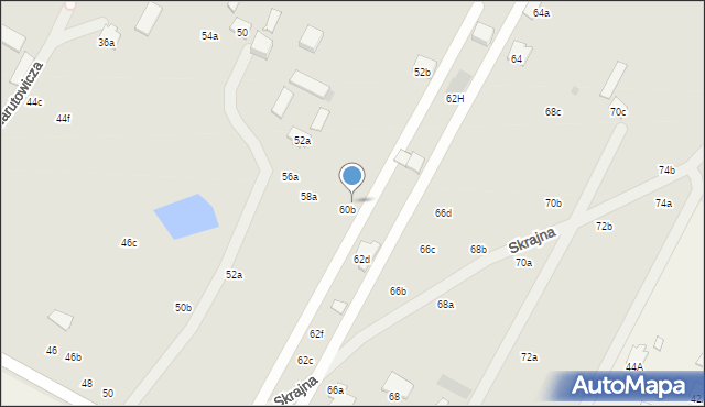 Świdnik, Krępiecka, 60d, mapa Świdnika