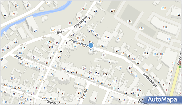 Świebodzice, Krasickiego Ignacego, bp., 15, mapa Świebodzice