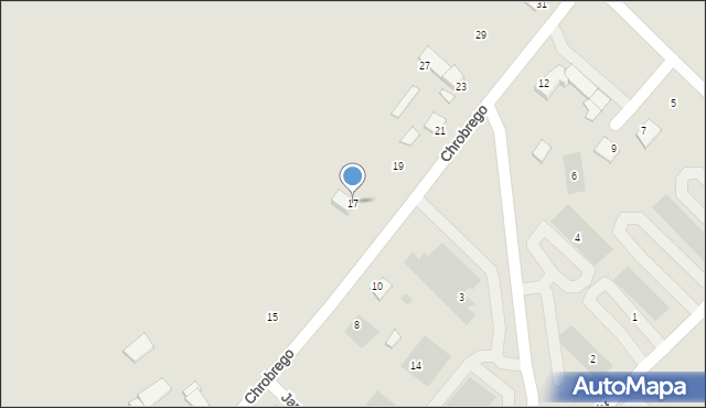 Świecie, Króla Bolesława Chrobrego, 17, mapa Świecie