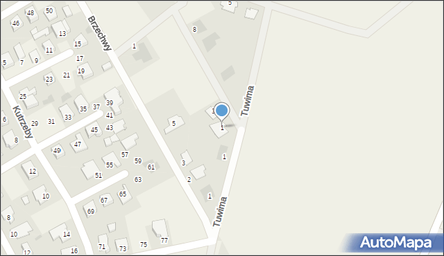 Święciechowa, Krasickiego Ignacego, bp., 1, mapa Święciechowa