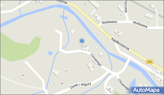 Świeradów-Zdrój, Króla Bolesława Chrobrego, 1, mapa Świeradów-Zdrój