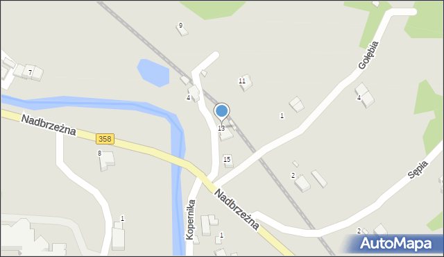 Świeradów-Zdrój, Krucza, 13, mapa Świeradów-Zdrój