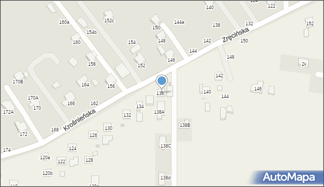 Świerzowa Polska, Krośnieńska, 138, mapa Świerzowa Polska