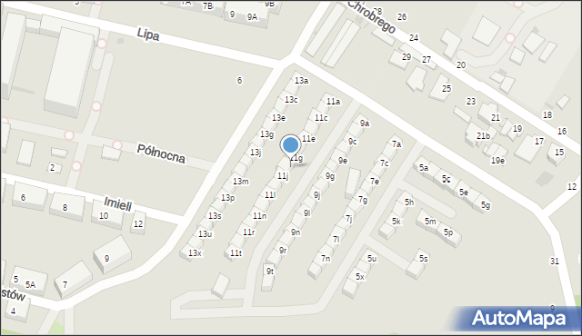 Świętochłowice, Króla Bolesława Chrobrego, 11h, mapa Świętochłowice