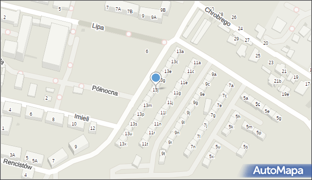 Świętochłowice, Króla Bolesława Chrobrego, 13j, mapa Świętochłowice