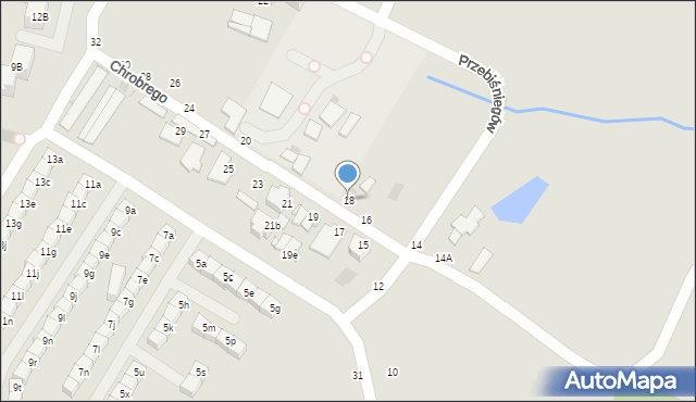 Świętochłowice, Króla Bolesława Chrobrego, 18, mapa Świętochłowice