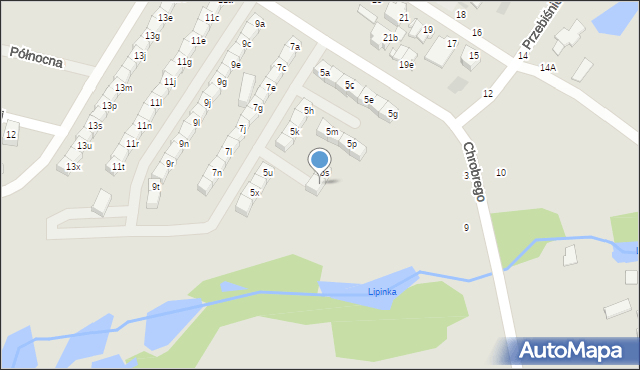 Świętochłowice, Króla Bolesława Chrobrego, 5t, mapa Świętochłowice