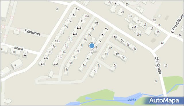 Świętochłowice, Króla Bolesława Chrobrego, 7j, mapa Świętochłowice