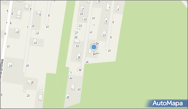 Swolszewice Duże, Kryształowa, 14, mapa Swolszewice Duże