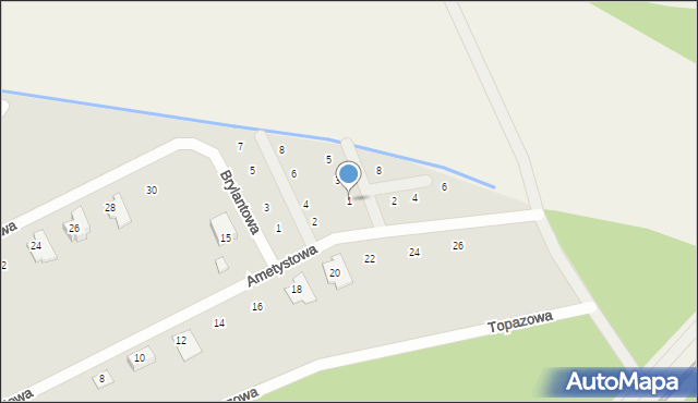 Szczecin, Krzemowa, 1, mapa Szczecina