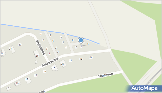 Szczecin, Krzemowa, 4, mapa Szczecina