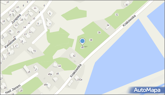 Szczyglice, Krakowska, 40, mapa Szczyglice