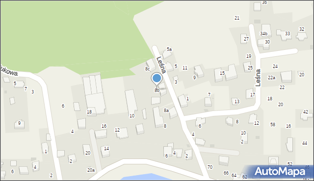 Szczyglice, Krakowska, 8b, mapa Szczyglice