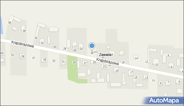 Szewce, Krajobrazowa, 22, mapa Szewce