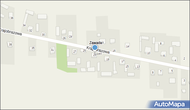 Szewce, Krajobrazowa, 23, mapa Szewce