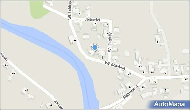 Szprotawa, Króla Władysława Łokietka, 4A, mapa Szprotawa