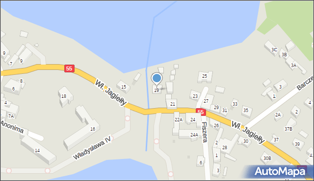 Sztum, Króla Władysława Jagiełły, 19, mapa Sztum