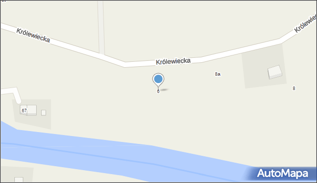 Sztutowo, Królewiecka, 6, mapa Sztutowo