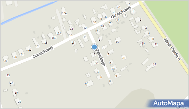 Szubin, Krasickiego Ignacego, bp., 2, mapa Szubin