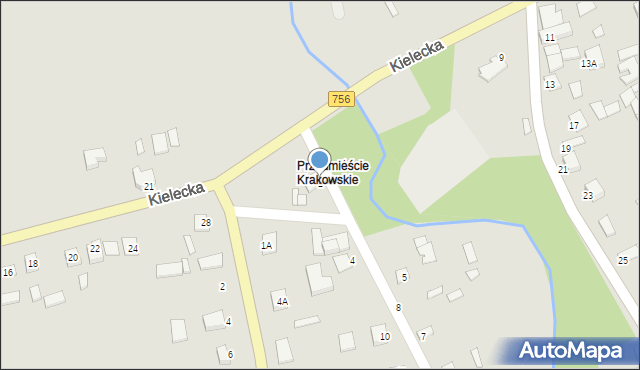 Szydłów, Krakowska, 2, mapa Szydłów