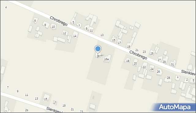 Tąpkowice, Króla Bolesława Chrobrego, 16, mapa Tąpkowice