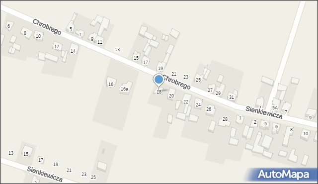 Tąpkowice, Króla Bolesława Chrobrego, 18, mapa Tąpkowice