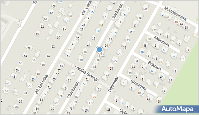 Tarnobrzeg, Króla Bolesława Chrobrego, 37, mapa Tarnobrzegu