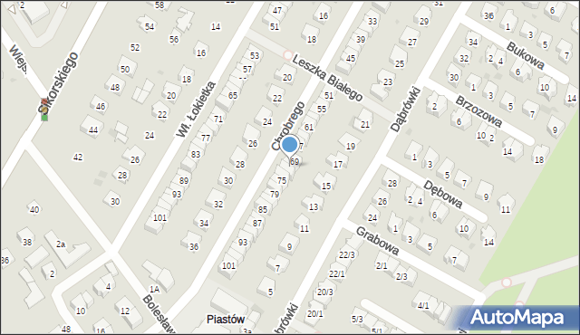 Tarnobrzeg, Króla Bolesława Chrobrego, 71, mapa Tarnobrzegu