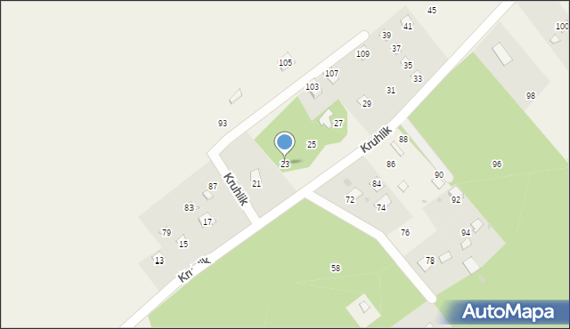 Tarnopol, Kruhlik, 23, mapa Tarnopol