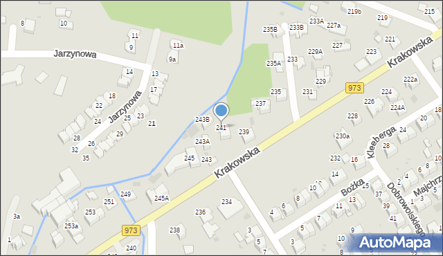 Tarnów, Krakowska, 241, mapa Tarnów