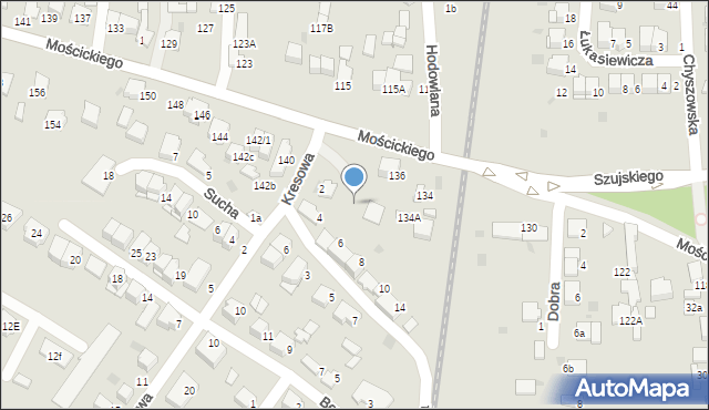 Tarnów, Kresowa, 2a, mapa Tarnów