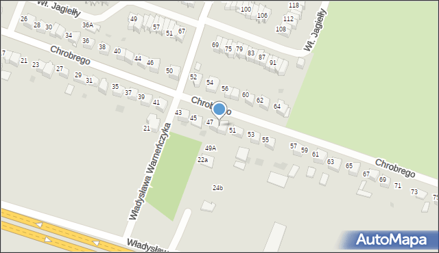 Tarnów, Króla Bolesława Chrobrego, 49, mapa Tarnów