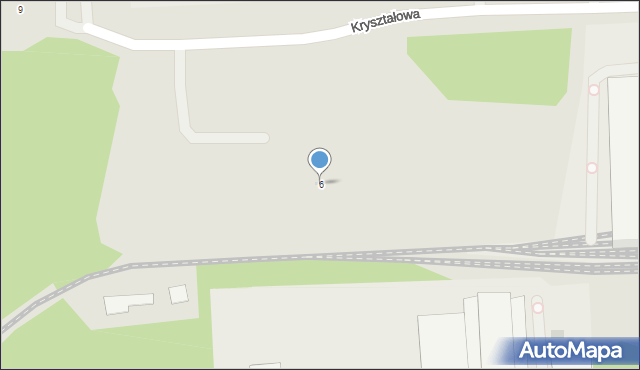 Tarnów, Kryształowa, 6, mapa Tarnów