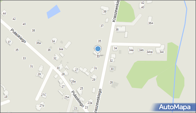 Tarnowskie Góry, Kraszewskiego Józefa Ignacego, 33, mapa Tarnowskie Góry