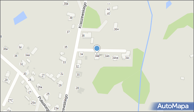 Tarnowskie Góry, Kraszewskiego Józefa Ignacego, 34a, mapa Tarnowskie Góry