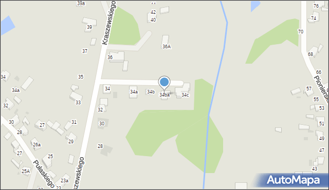 Tarnowskie Góry, Kraszewskiego Józefa Ignacego, 34ba, mapa Tarnowskie Góry