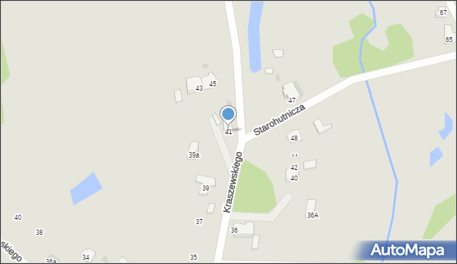 Tarnowskie Góry, Kraszewskiego Józefa Ignacego, 41, mapa Tarnowskie Góry