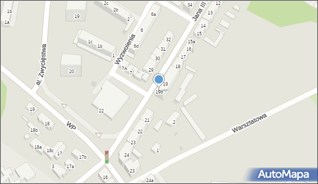 Tczew, Króla Jana III Sobieskiego, 19b, mapa Tczew
