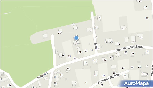 Tenczynek, Króla Jana III Sobieskiego, 27, mapa Tenczynek