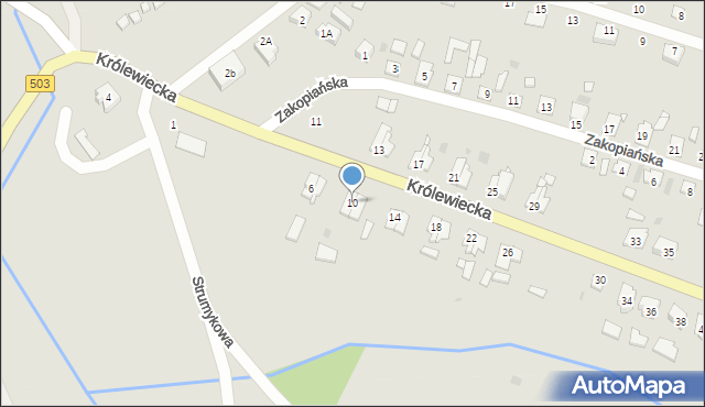 Tolkmicko, Królewiecka, 10, mapa Tolkmicko